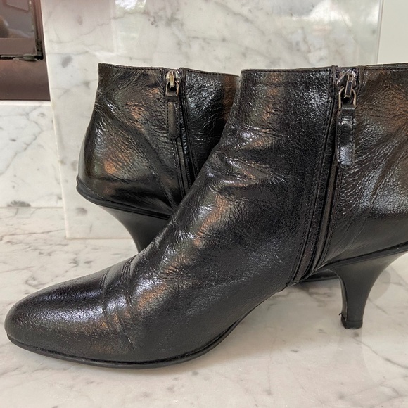 prada patent black ankle  bootie - Picture 1 of 5